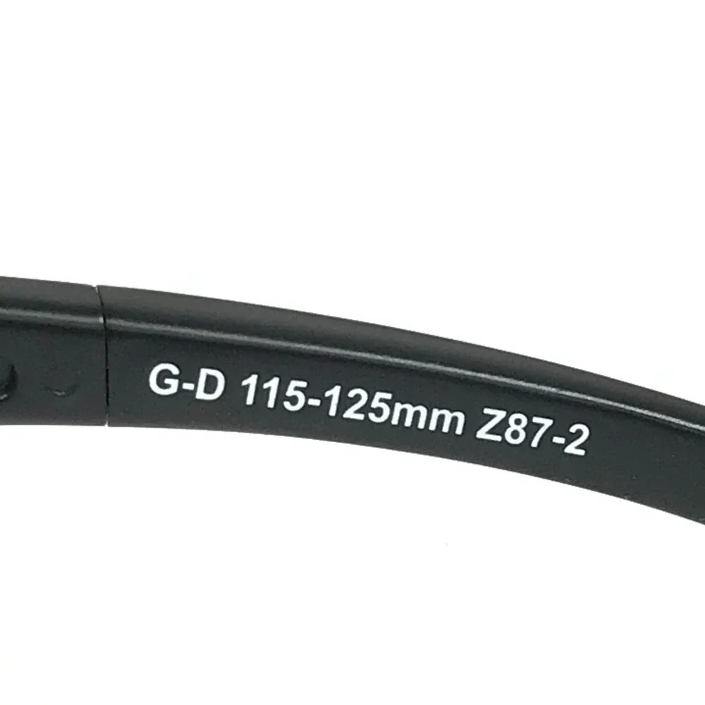 Guard-Dogs Safety Goggles Eyeglasses Frames GD 115 Matte Black Z87-2 57-19-125